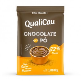 Chocolate em pó 32% cacau 1,01 kg -Qualicau