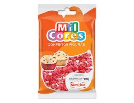 Confeito coração 150g 