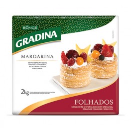 Margarina p/ folhados placa 2 kg