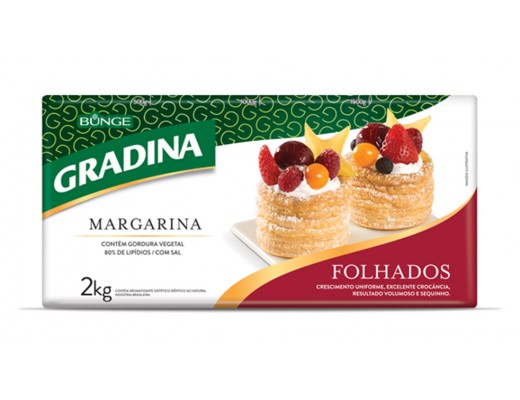 Margarina p/ folhado bloco 2 kg 