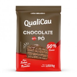 Chocolate em pó 50% cacau 1,01 kg- qualicau