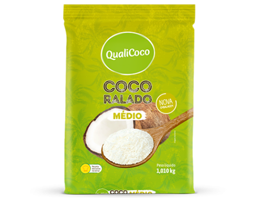 Coco ralado seco, fios medios 1,010 kg 