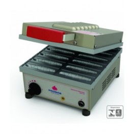 Maquina p/ crepes suiço 12 cavidades