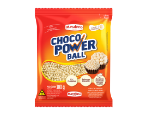 Choco powe ball micro branco 300g 