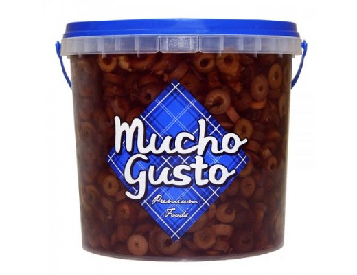 Azeitona preta fatiada 1,8kg