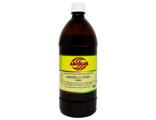 Corante liquido amarelo gema 960 ml 