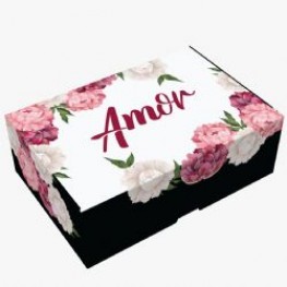 Caixa Camelia p/ 6 doces