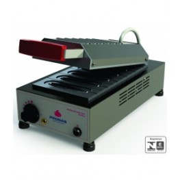 Maquina Crepes suiço 6 cavidades