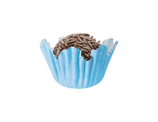 Pelotina recortada azul bebê nº 3,4,e 5 