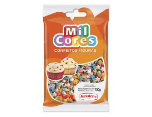 Confeito estrelinhas 150g 