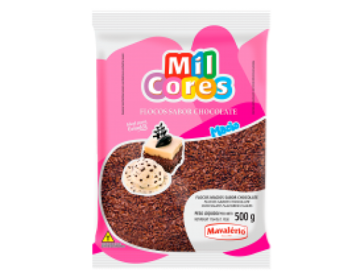 Flocos macios sabor chocolate 500g 