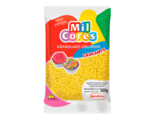 Granulado crocante amarelo 500g 