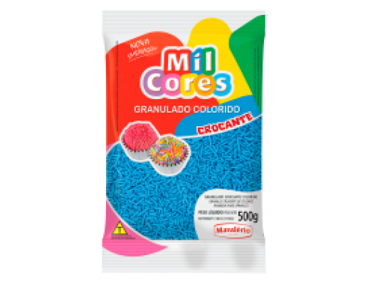 Granulado crocante azul 500g 