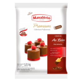 Cobertura premium gotas ao leite 1,01 kg 
