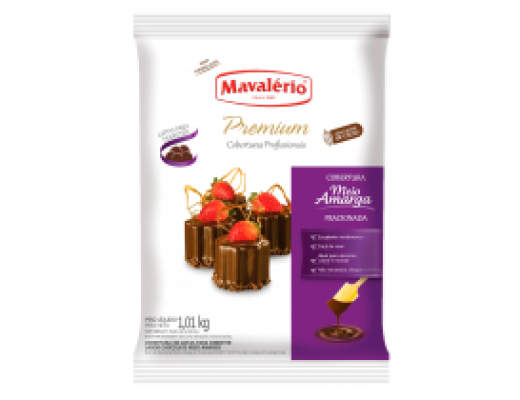 Cobertura premium gotas meio amarga 1,01 kg 