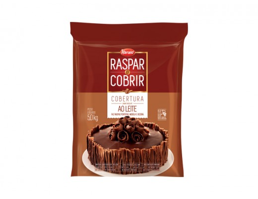 Cobertura raspar e cobrir ao leite 5 kg 
