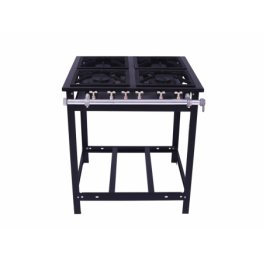 Fogão a gás 4 bocas 2 duplas e 2 simples 