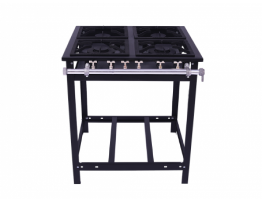 Fogão a gás 4 bocas 2 duplas e 2 simples 