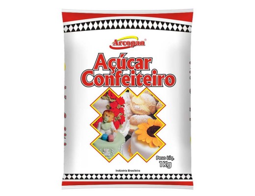 Açúcar confeiteiro arcolor  1 kg 