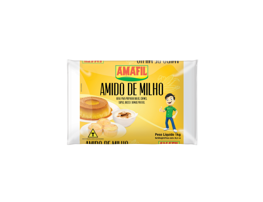 Amido de milho 1 kg 