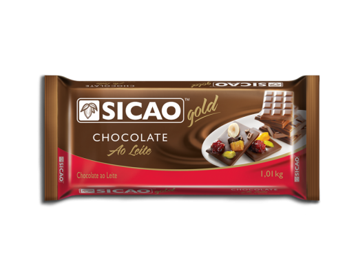 Chocolate ao leite gold 1,01 kg sicao 