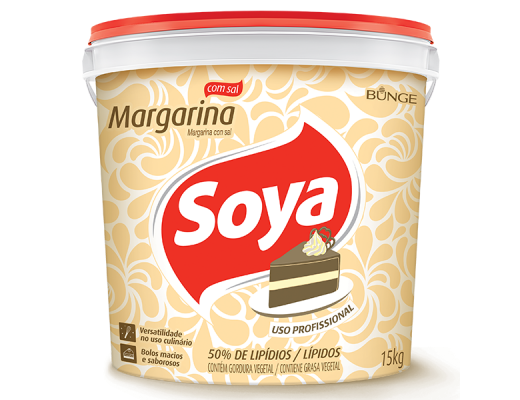 Margarina 50% lipídios 15 kg 