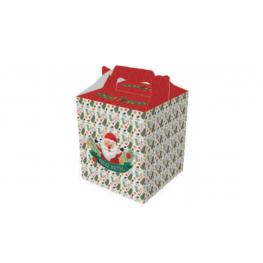 Caixa maleta p/ panettone  Feliz Natal 