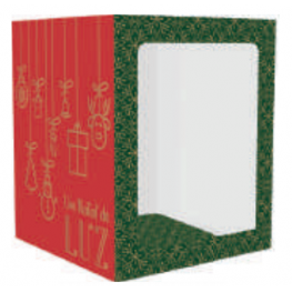 Caixa Mini Panettone Natal Luz