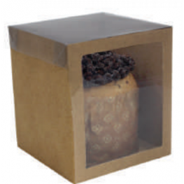Caixa Panettone Kraft 