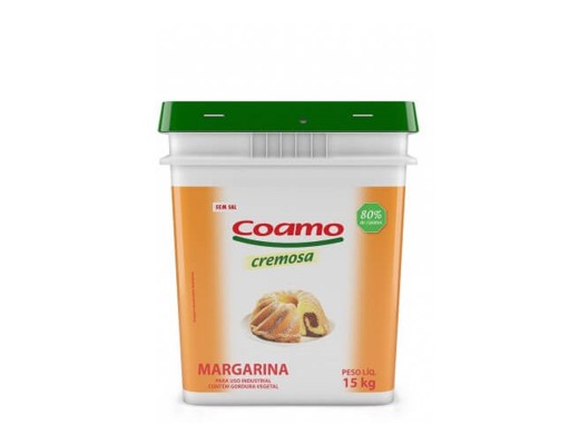 Margarina 80% lipídios s/ sal 15 kg 