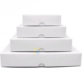 Caixa doce Alfajor branca 28x21 cm