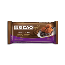 Chocolate meio amargo gold 1,01 kg sicao