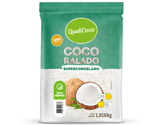 Coco congelado fios médios 1,010 kg 