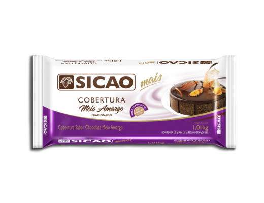 Cobertura meio amargo 1,01 kg sicao 