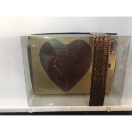 Caixa coração de colher 250g ouro 