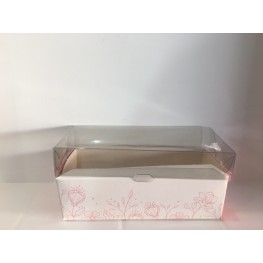 caixa mini bolo forneavel  c/ tampa doce jardim 