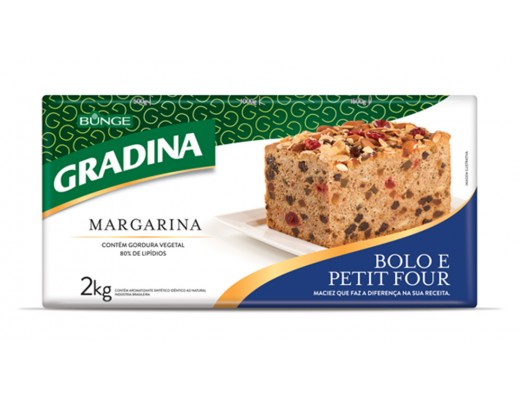 Margarina bolo e petit four 2 kg 