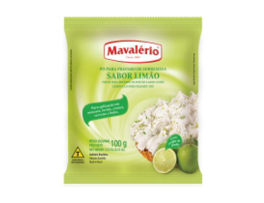 Pó para preparo de sobremesa limão 100g 