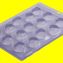 Forma simples coração ponteado