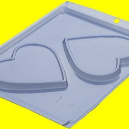 Forma simples placa coração 