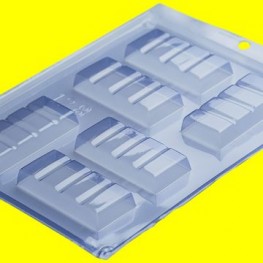 Forma simples barrinha estriada