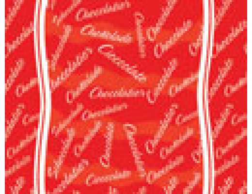 Embalagem p/ trufa chocolatier vermelho 