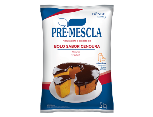 Pré mistura bolo cenoura 5 kg 
