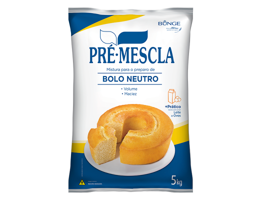 Pré mistura bolo neutro 5 kg 