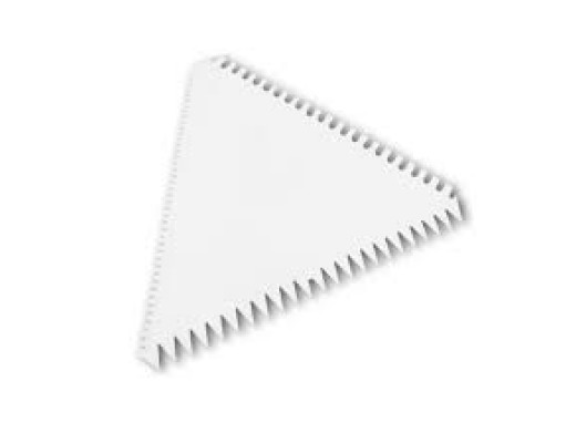 Espatula triagulo p/ decorar bolo 