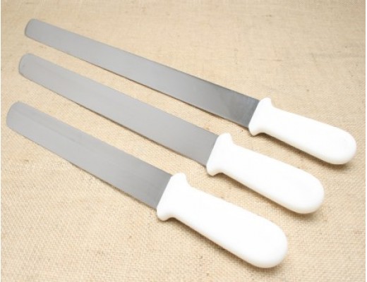 espatula p/ bolo 25 e 30 cm inox 