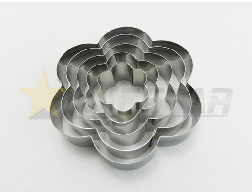 Jogo cortador margarida 5 peças 