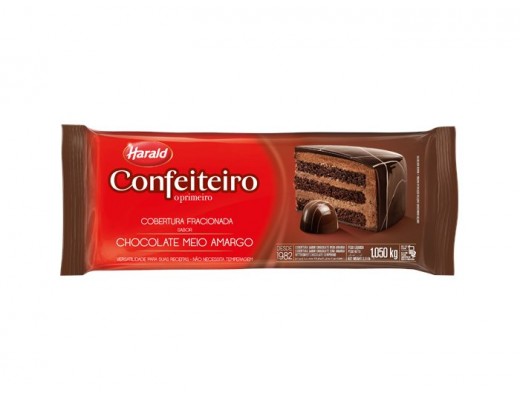 Cobertura confeiteiro Meio Amargo 1,01 kg 