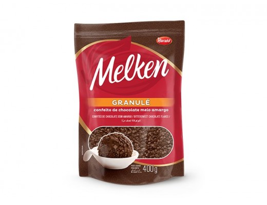 Melken granule Meio amargo 400g