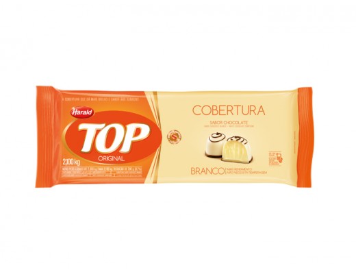 Cobertura top branco 2,100 kg 